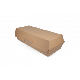 Panini/baguette box 26,5x12,2x7cm FSC®Mix karton (300 stuks) [TK-9987704]