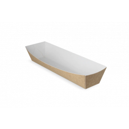 Frikandelbakjes A16 kraft/wit (400 stuks) [TK-9987895]