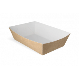 Frietbakjes A50 kraft/wit (400 stuks) [TK-9987899]