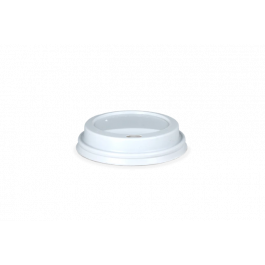 Koffiebeker deksels wit Ø8 cm (1.000 stuks) [TK-9987941]