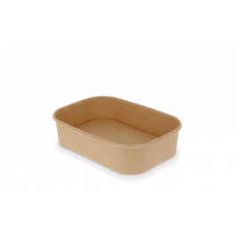 Récipient en carton 12,1x4,1x17,3 cm 500ml Kraft (300 pcs) [TK-9988183]