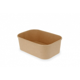 Récipient en carton 12,1x5,7x17,3 cm 750ml Kraft (300 pcs) [TK-9988184]