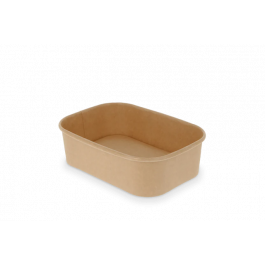 Récipient en carton 12,1x5,2x17,3 cm 650ml Kraft (300 pcs) [TK-9988187]