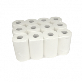 Rouleau d’essuie-mains Mini 1 couche 120 mètres Ø19cm 100% cellulose T8 (12 pcs) [TK-9988346]