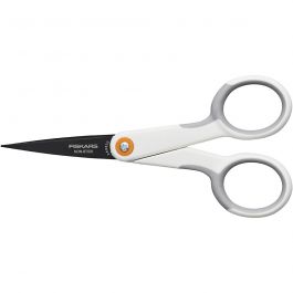 Fiskars Ciseaux anti-adhésifs, usage général, L: 12cm, droitier, 1 pièce [HOB-9994]