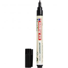 Edding EcoLine marker 25, afm 25, lijndikte 1 mm, zwart, 1 stuk [HOB-3532840]