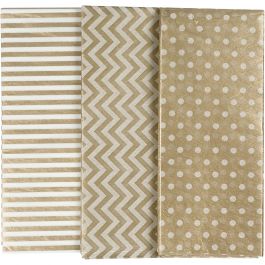 Papier de soie, or, 50x70 cm, 17 gr, 6 flles/ 1 Pq. [HOB200894]
