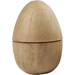 Oeufs en deux parties, H: 12 cm, d: 9 cm, 1 pièce [HOB267350]