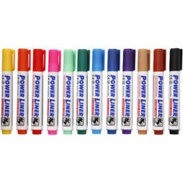 Whiteboard stiften, diverse kleuren, 4 stuk/ 1 doos [HOB28248]