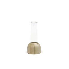 Houten basisvoet met reageerbuis Ø 2 cm en 10 cm hoog (1 pc) [IFS-29216]