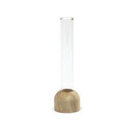 Houten basisvoet met reageerbuis Ø 2 cm en 15 cm hoog (1 pc) [IFS-29217]
