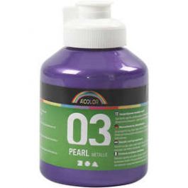 A-Color acrylverf, violet, afm 03, metallic, 500 ml/ 1 fles [HOB32218]