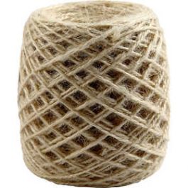 Natuurlijk hennep, naturel, dikte 1-2 mm, 150 m/ 1 rol [HOB503239]