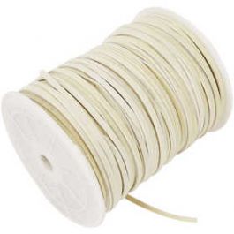 Cordon imitation daim, beige, 3 mm, 100 m, 1 rouleau [HOB51520]