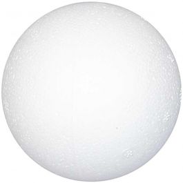 Boules en polystyrène, blanc, d: 7 cm, 50 pièce/ 1 Pq. [HOB543072]