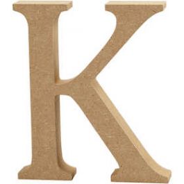 Letter, K, H: 13 cm, dikte 2 cm, 1 stuk [HOB56320]