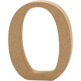Letter, O, H: 13 cm, dikte 2 cm, 1 stuk [HOB56324]