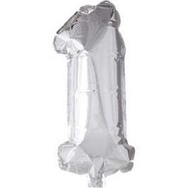 Ballon en aluminium, argent, 1, H: 41 cm, 1 pièce [HOB59185]
