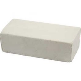 Pâte à modeler douce, blanc, dim. 13x6x4 cm, 500 gr/ 1 Pq. [HOB78681]