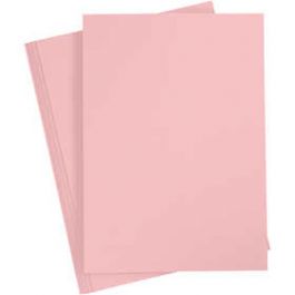 Karton, lichtrood, A4, 210x297 mm, 220 gr, 10 stuk/ 1 doos [HOB219019]