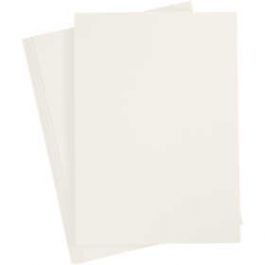 Karton, off-white, A4, 210x297 mm, 220 gr, 10 stuk/ 1 doos [HOB219022]