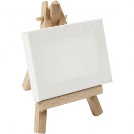 Châssis entoilés, blanc, H: 11,5 cm, L: 8 cm, dim. 8x6x1 cm, 1 pièce [HOB25735]