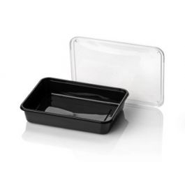 Magnetronbak 183x135x35mm Zwart (500 st.) [RD-448343]