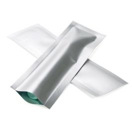 Plastiek Zakken Mat Zilver 3,8x12,7cm Sealbaar permanente Sluiting (100 stuks) [CRB5S]