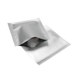 Plastiek Zakken Zilver 10,2x12,7cm Sealbaar permanente Sluiting (100 stuks) [CRB3S]