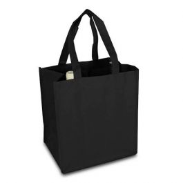 Wijntassen 27+19x30cm Zwart (50 st.) [FP-DNW019]