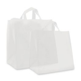Sac plastique pour repas 21 + 15x19cm blanc (250 pcs) [FP-DQL014]