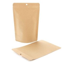 Doypack Compostable Kraft 14,9x8,9x23,2cm | 312 grammes (100 pièces) [ZBGEK7]