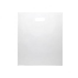 Sac à poignées transparent 60 Microns 38.1x45.7cm PE-BD (100 Pièces) [H1518CL1]