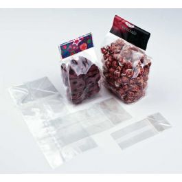 Sachet SOS à fond plat transparence cristalline 12.7x7.6x30.5cm (100 pièces) [FGCC1]