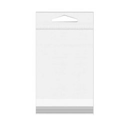 Sachet à trou de suspension refermable à transparence cristalline 31.6x41.2cm (100 pièces) [HB12]