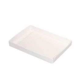 Petite boite en carton blanche 11.4 x 2.5 x 15.2cm (25 pièces) [wh17]