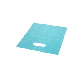 Sac à poignées Bleu 18 Micron HDPE 40.6x40.6cm (100 pièces) [H1616BL3]
