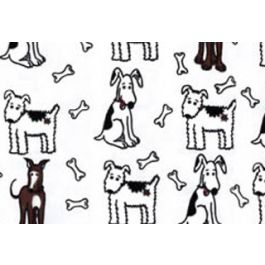 Bedrukte Zakken Hondjes 12,7x7,6x29,2cm met zijvouw (100 stuks) [G5PUP]