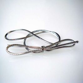 Deco Rekkers Metallic Zilver 25,5cm (50 stuks) [10MS]