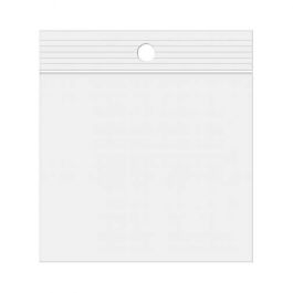 Gripzakken met Ophanggat 7,5x7,5cm Kristalhelder PP 75 Micron (100 stuks) [Z3R33]