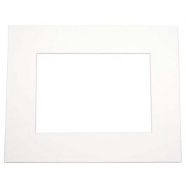 Passepartout Ivoor 19,4x24,5cm Venster - Buitenmaat 27,9x35,6cm (10 stuks) [MS20046]