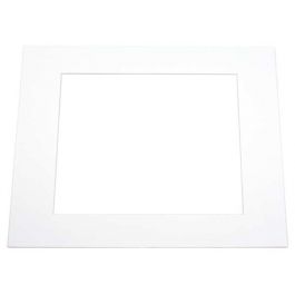 Passepartout Superwit 19,4x24,5cm Venster - Buitenmaat 27,9x35,6cm (10 stuks) [MS20088]