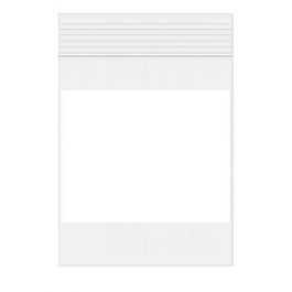 Gripzakken met Schrijfvlak 12,5x20,5cm PE 50 micron (100 stuks) [2WE58]