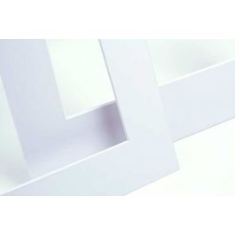 Passepartout Wit 19,4x24,5cm Venster - Buitenmaat 27,9x35,6cm (10 stuks) [MS20215]
