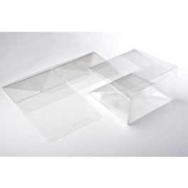 Plastiek Doosjes 14,9x14,9x7,6cm Voedselveilig Autolock Bodem (25 stuks) [PLB203]