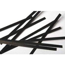 Bindstrips 15,2x0,4cm Papier Zwart (1000 stuks) [TT6BK]