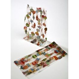 Bedrukte Zakken Kerst Ornamenten 12,7x7,6x29,2cm met zijvouw (100 stuks) [G5ORN]