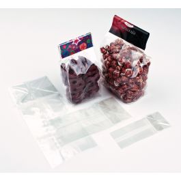 Sachet SOS à fond plat transparence cristalline 10.2x7.6x25.4cm (100 pièces) [FGCC5]