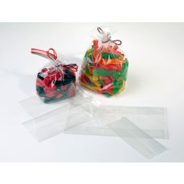 Plastiek Zakken 8,9x5,7x30,5cm met zijvouw (100 stuks) [GB26]