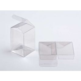 Plastiek Doosjes 5,1x5,1x7,6cm Autolock Bodem (25 stuks) [PLB139]